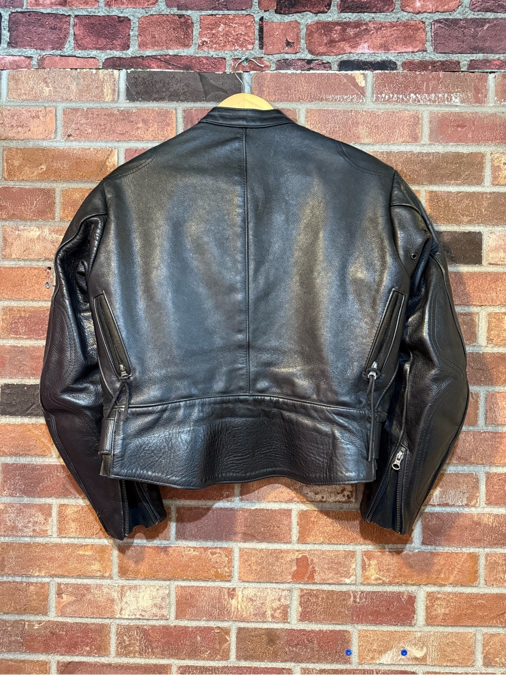 Vanson Cobra leather motorcycle vent jacket size 10 - Picture 5 of 13